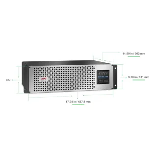 SMTL1500RM3UCNC - UPS - 3U - LINE-INTERACTIVE - 120 V - 1350WATT - 1500VA - USB