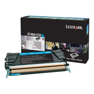 LEXMARK X746A1CG CYAN RETURN PROGRAM TONER CARTRIDGE FOR USE IN X746,748 ESTIMAT