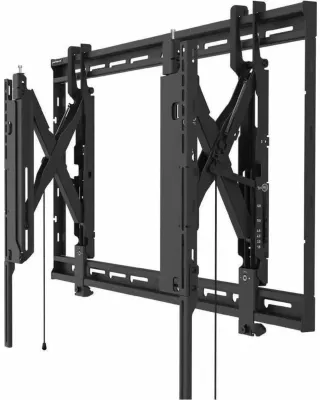 SMARTMOUNT UNIVERSAL TILT SCISSOR MOUNT FOR 49-120IN + DISPLAYS, HOOK-AND-HANG F