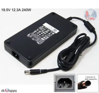 DELL AC ADAPTER 240-WATT WITH   6 FT POWER CORD 240 W