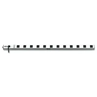 12 OUTLET POWER STRIP VERTICAL  15 FT CORD METAL 120V 15A 5-15P 36