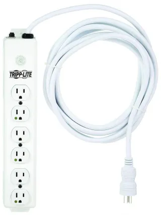 EATON TRIPP LITE SERIES SAFE-IT UL 1363 MEDICAL-GRADE POWER STRIP, 6X HOSPITAL-G