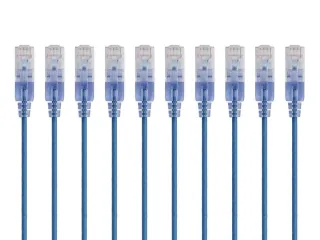 1FT CAT6 PATCH CABLE M/M BLACK  GIGABIT MOLDED UTP PVC RJ45 550MHZ