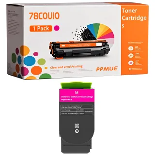 LEXMARK 78C0U40 YELLOW TONER CARTRIDGE FOR USE IN CS521,CS/CX62X ESTIMATED YIELD