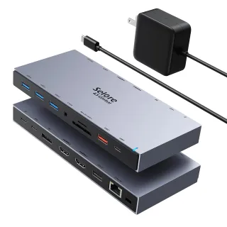 BELKIN 14-PORT USB-C DOCKING STATION, 65W - POWER DELIVERY - HDMI 2.0, DISPLAYPO