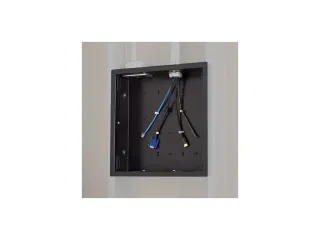 IN-WALL STORAGE BOX WITH FLANGE AND COVER