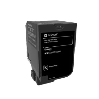 LEXMARK 74C1HK0 BLACK RETURN PROGRAM TONER CARTRIDGE.
