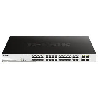 WEBSMART GIGABIT SWITCH. 24-PORT GIGABIT POE SWITCH WITH 4 SFP. LIMITED LIFETIME