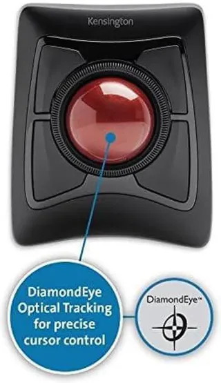EXPERT MOUSE WIRELESS TRACKBALL MOUSE W/ TRACKBALL WORKS SOFTWARE