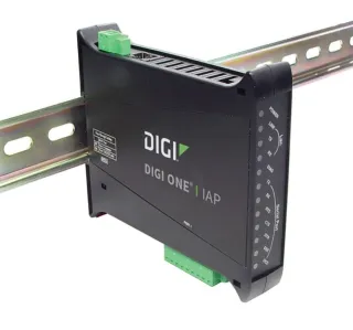 DIGI ONE IAP 2 PORT RS-232/422/485 DIN RAIL MOUNTED SERIAL TO ETHERNET INDUSTRIA