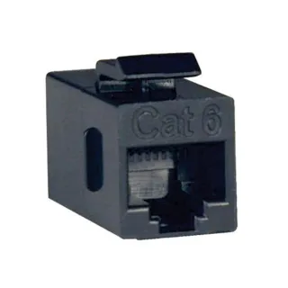 CAT6 STRAIGHT THROUGH COUPLER   MODULAR SNAP-IN IN-LINE RJ45 F/F