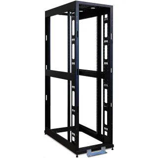 42U 4 POST OPEN FRAME RACK      SERVER CABINET NO DOOR/SIDES 3000LB