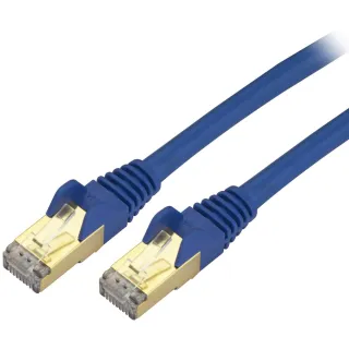1FT BLUE CAT6A ETHERNET CABLE   SNAGLESS RJ45 UTP PATCH CABLE CORD