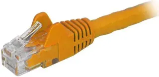 2FT ORANGE CAT6 ETHERNET CABLE  SNAGLESS RJ45 UTP PATCH CABLE CORD