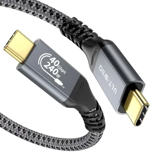 4FT 1.2M USB4 USB-C TO USB-C    40GBPS BLACK CABLE